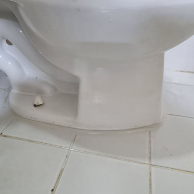 변기 둘레 백시멘트 걷어내고 재시공 9