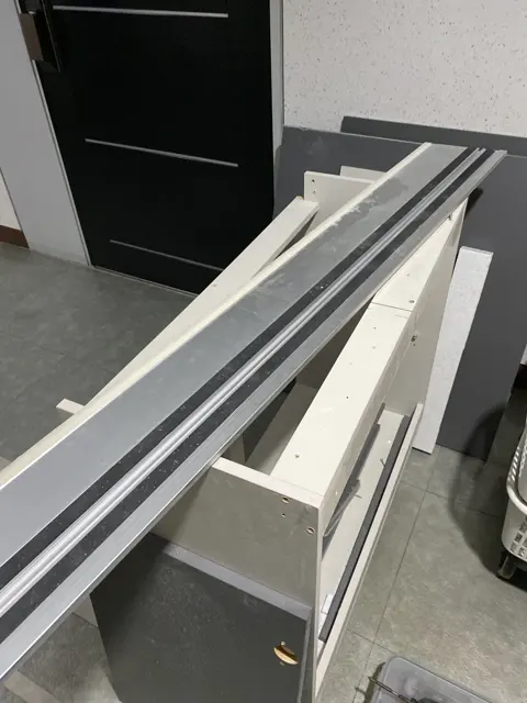서랍 레일 — ㄱ자 싱크대를 일자로 리폼