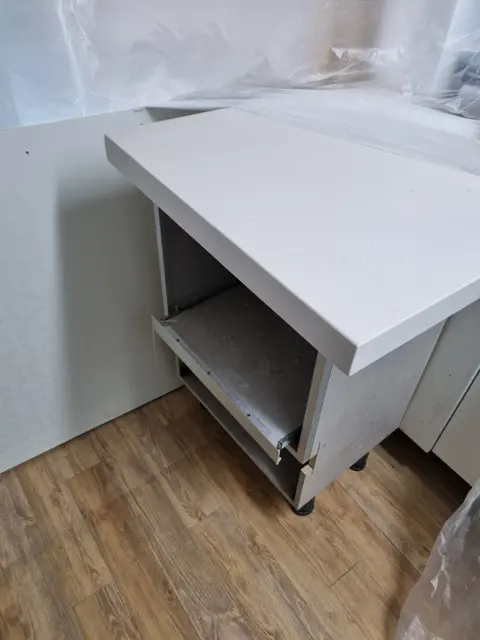 끝 마감 — 싱크대 상판 잘라 길이 줄이기