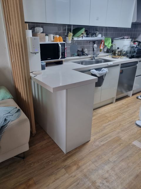 싱크대 상판 잘라 길이 줄이기 21